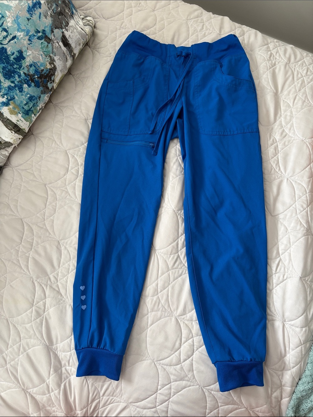 Royal Blue Jogger Scrub Pants - Size XXS Petite